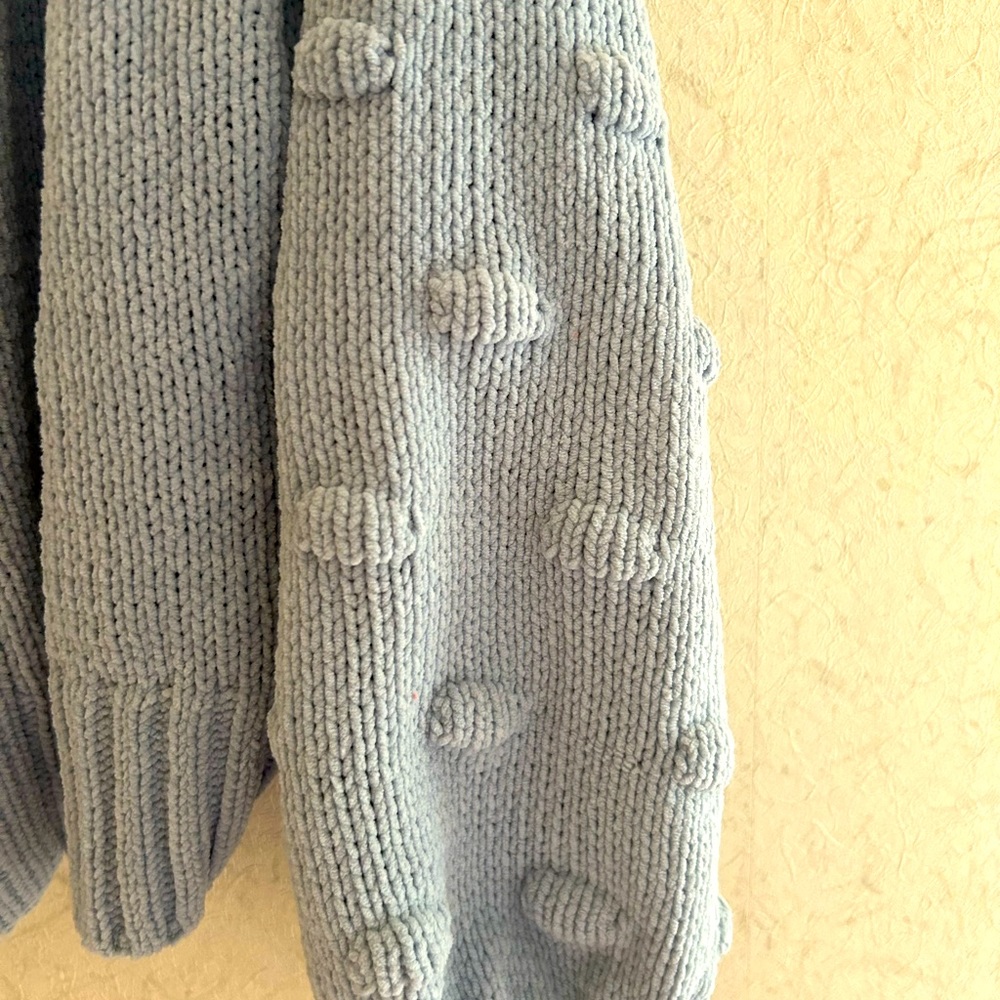 Pretty Light Blue Sweater - Picture 3 of 7